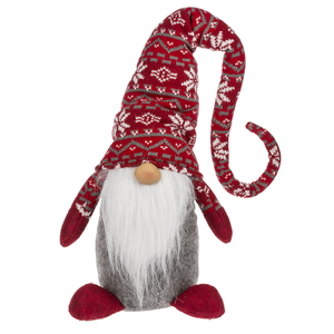 Gnome - Tall Red Hat