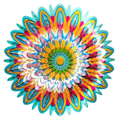 Wind Spinner - Floral Mandala (Large)