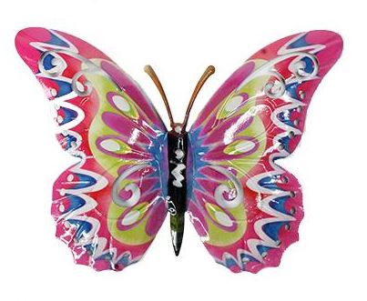 Metal Butterfly - Pink