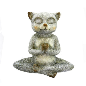 Yoga Cat Statue