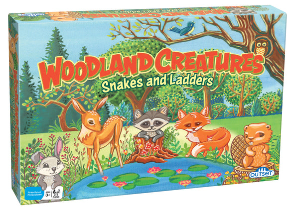 Snakes and Ladders - Woodland Creatures