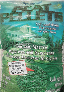 Sphagnum Peat Pellets Soil Conditioner 5-3-5 25lbs