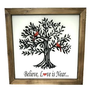 Wall Art - Cardinal Believe Love is Near