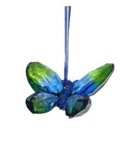 Butterfly Suncatcher - Blue/Green