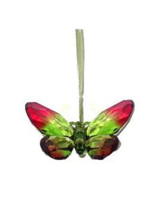Suncatcher Butterfly - Green and Pink
