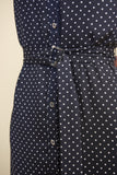 Dress - Button Front Polka Dot