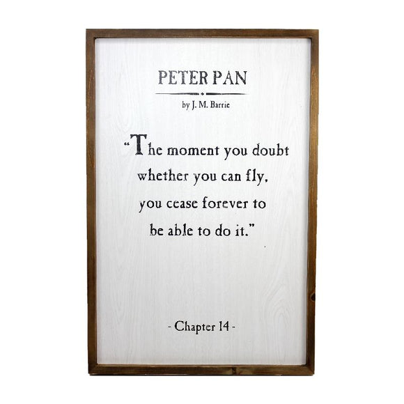 Wall Plaque - Peter Pan