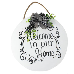 Plaque - Welcome to Our Home