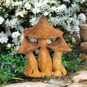 Triple Mushroom Decor