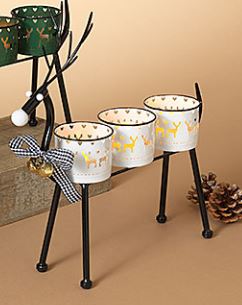 Tealight Holder - Deer White