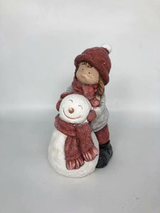 Child with Snowman