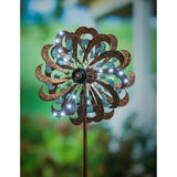 Wind Spinner - Solar Copper and Blue Patina Swirl