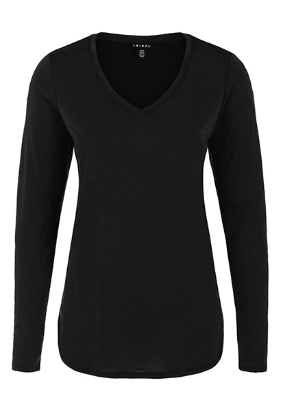 Top - Long Sleeve with V-Neck