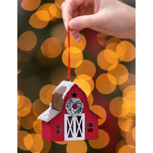 Ornament - Barn (Red)