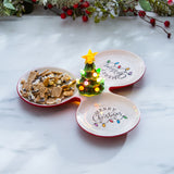 Serving Tray - Ceramic LED Christmas Tree