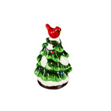 Salt and Pepper Shakers - Christmas Tree with Cardinal