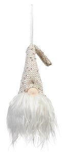 Ornament - LED Gnome (White Hat)