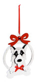 Ornament - Dog with Red Bow