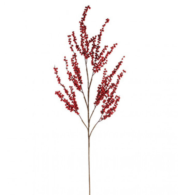 Berry Spray- Burgundy Cluster (Weather Resistant)