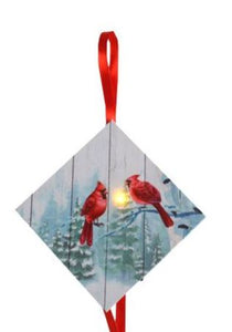 Ornament - Cardinals on Branch