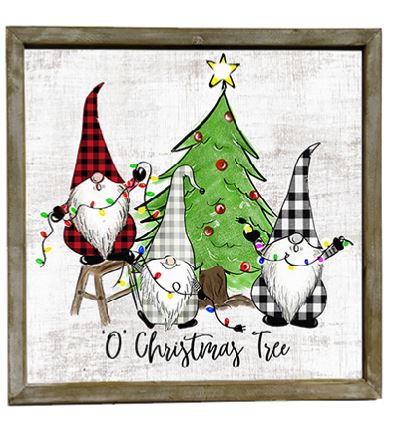 Wall Plaque - O' Christmas Tree