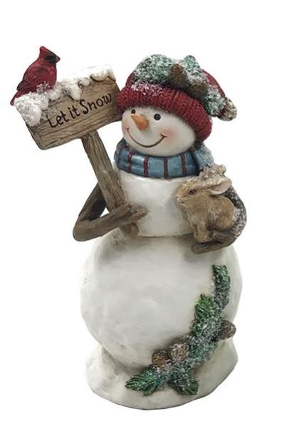 Snowman Decor - Let it Snow