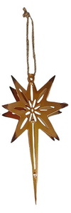 Ornament - Metal Star (Gold)