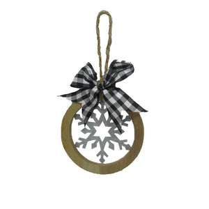 Ornament - Snowflake Plaid