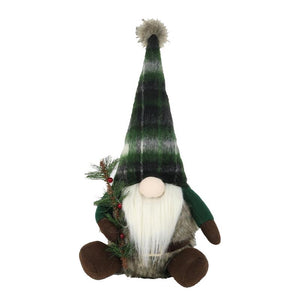 Gnome - Blue and Green Plaid