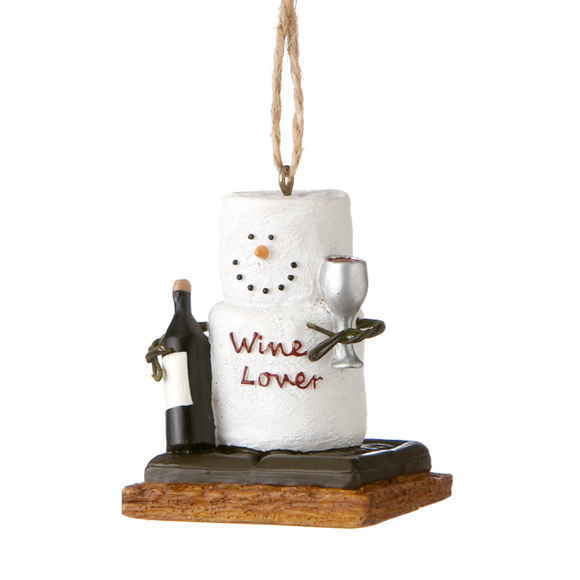 Ornament - S'Mores Wine Lover