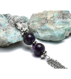 Necklace - Amethyst with Tassel