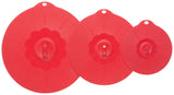 Suction Lids - Silicone Red