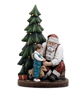 Santa - With Child and Tree