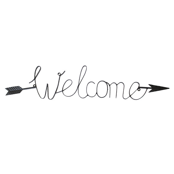 Welcome Sign - Arrow