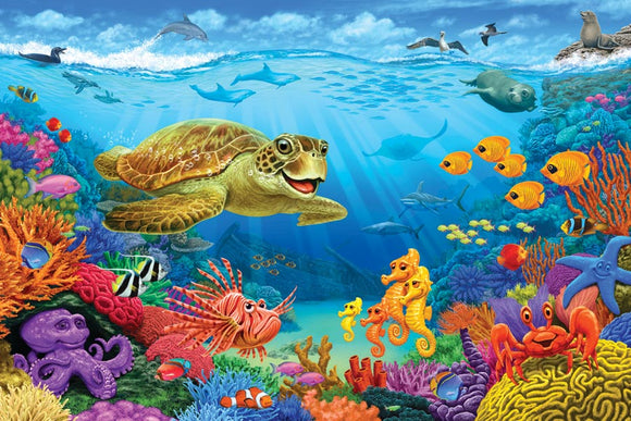 Floor Puzzle - Ocean Reef