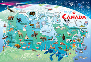Floor Puzzle - Map of Canada