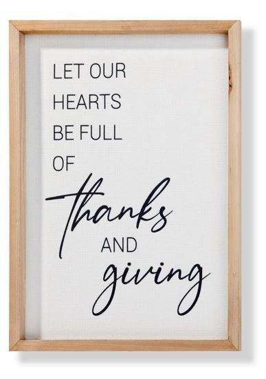 Wall Art - Hearts Full of Thanks & Giving