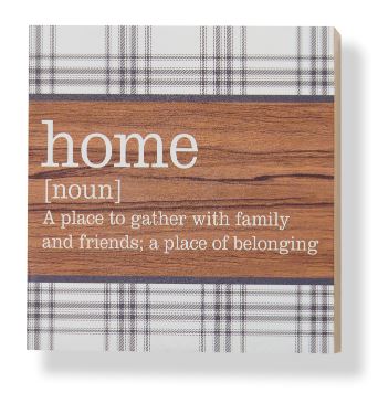 Box Sign - Home