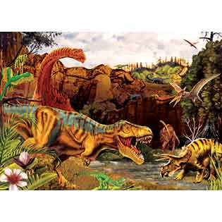 Tray Puzzle - Dino Story