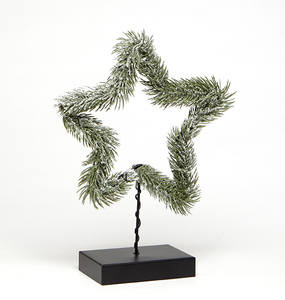 Star Decor - With Pine on Base LED