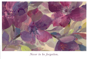Sympathy Card - Never Forgotten