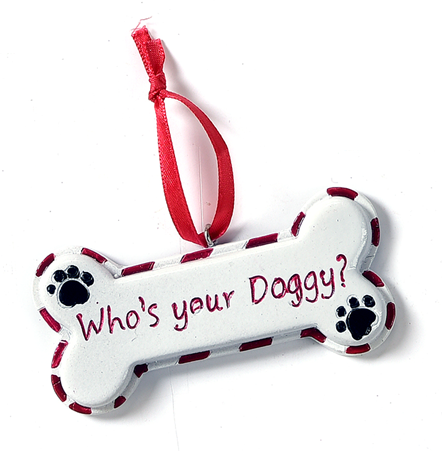 Ornament - Dog Bone (Who's Your Doggy)