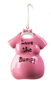 Ornament - Love the Bump (Pink)