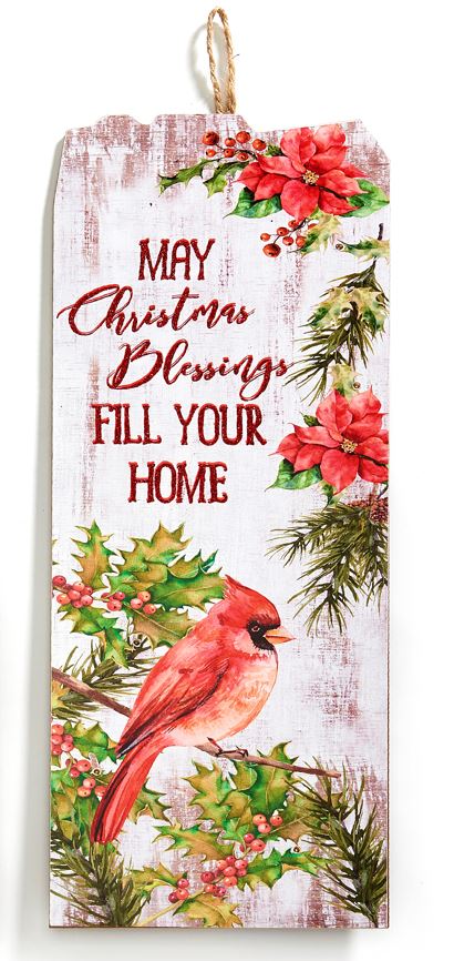 Wall Art - May Christmas Blessings Fill Your Home LED