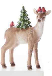 Deer Decor - Standing with Birds