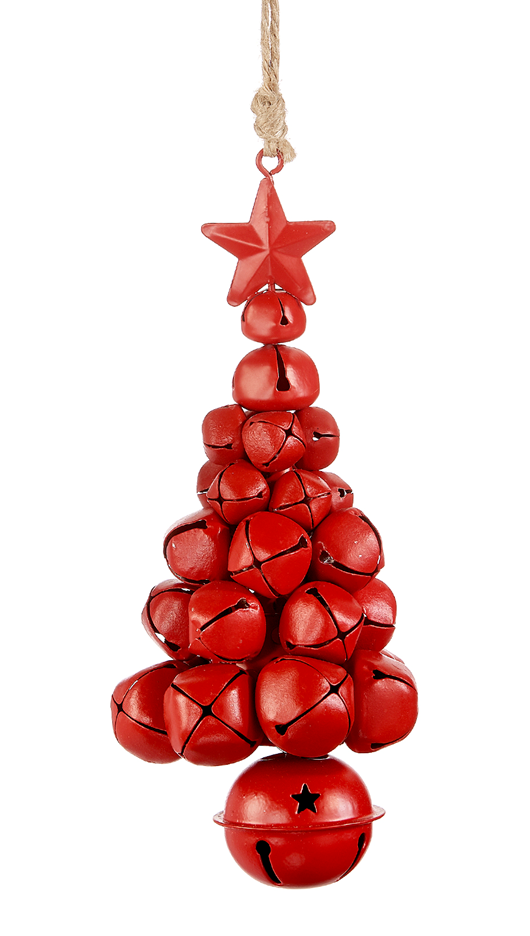 Ornament - Bell Tree (Red)