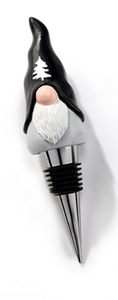 Bottle Stopper - Gnome (Black Hat)