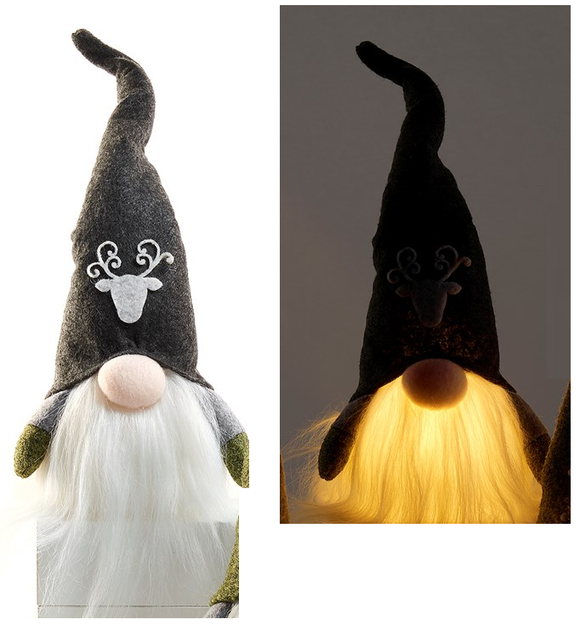 Gnome - LED Black Hat