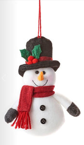 Ornament - Snowman with Top Hat