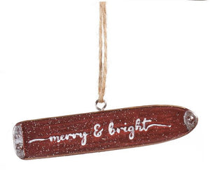 Ornament - Ski Merry & Bright